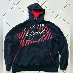 Jordan Black and Red Hoodie